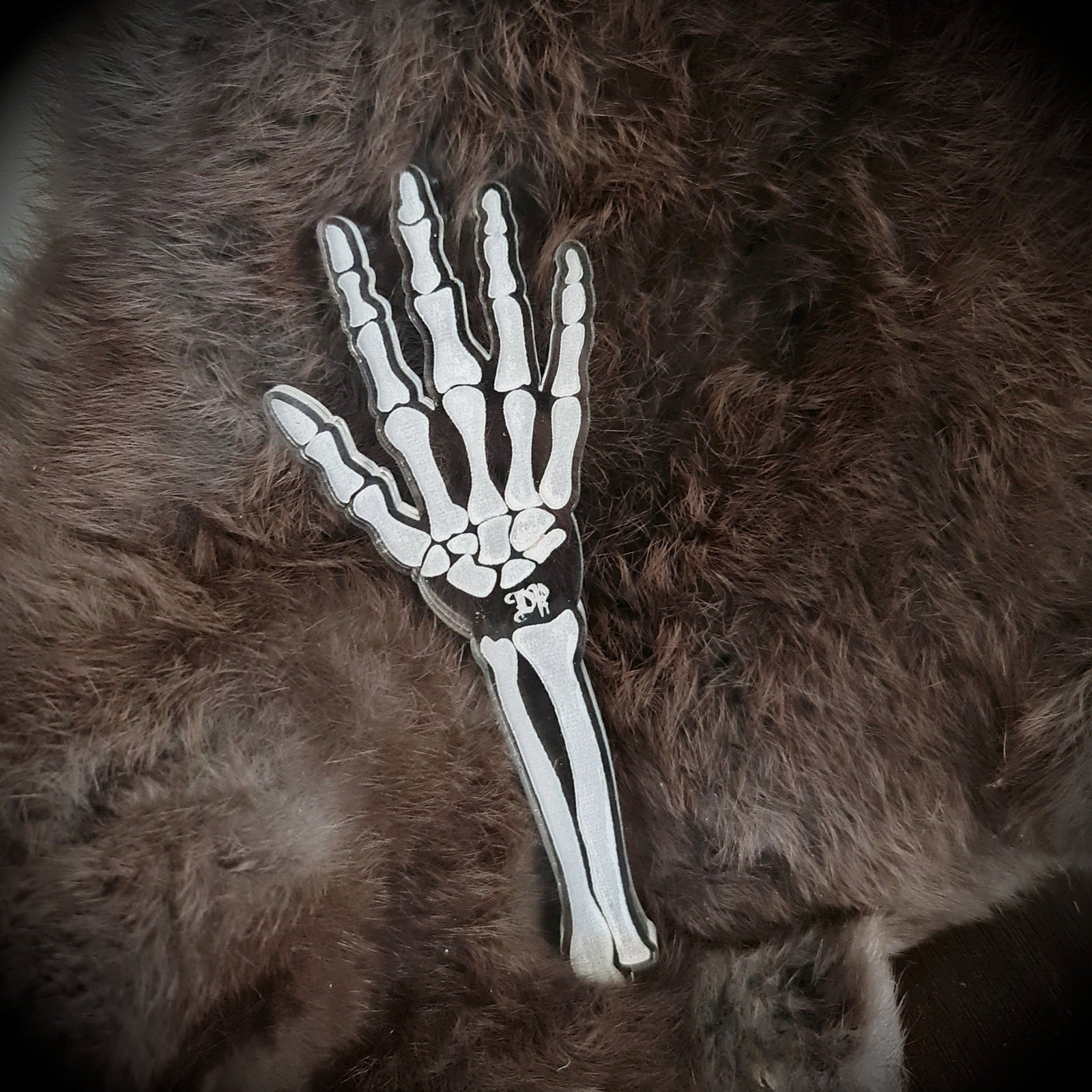 Bone Hand Paddle Small darque-path