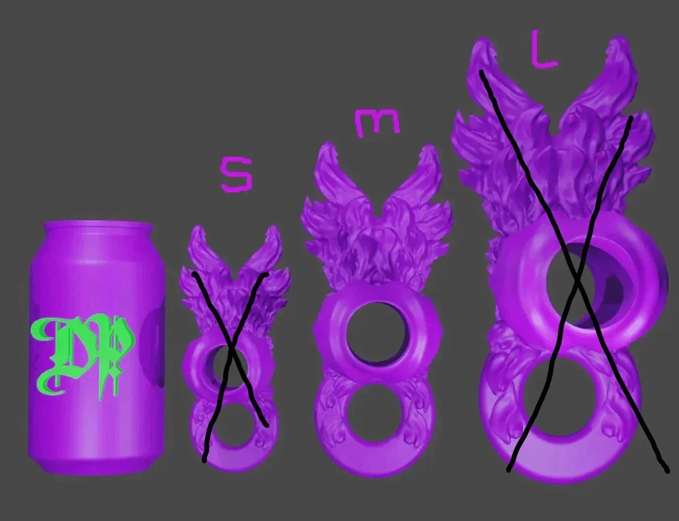 Gluttony Wearable Flop Med size / Soft 0030 darque-path