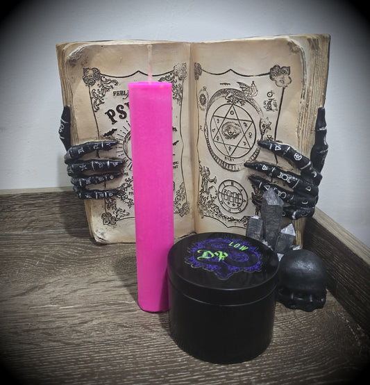 'Belladonna' UV Wax Play Candle darque-path