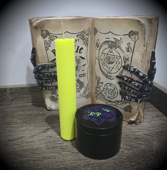 'Arsenic' UV Wax Play Candle darque-path