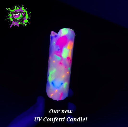 Confetti UV Wax Play Candle darque-path