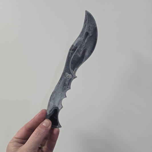 Acrylic Knife - Smoky "Curve" darque-path