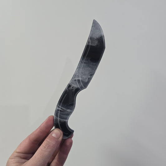 Acrylic Knife - Smoky "Shortie" darque-path