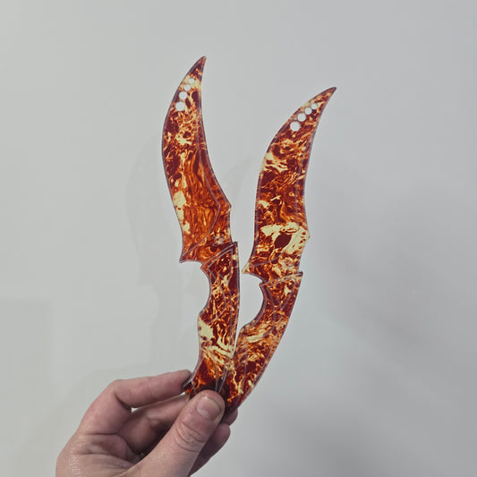 Acrylic Knife - Lava "Hunt" darque-path