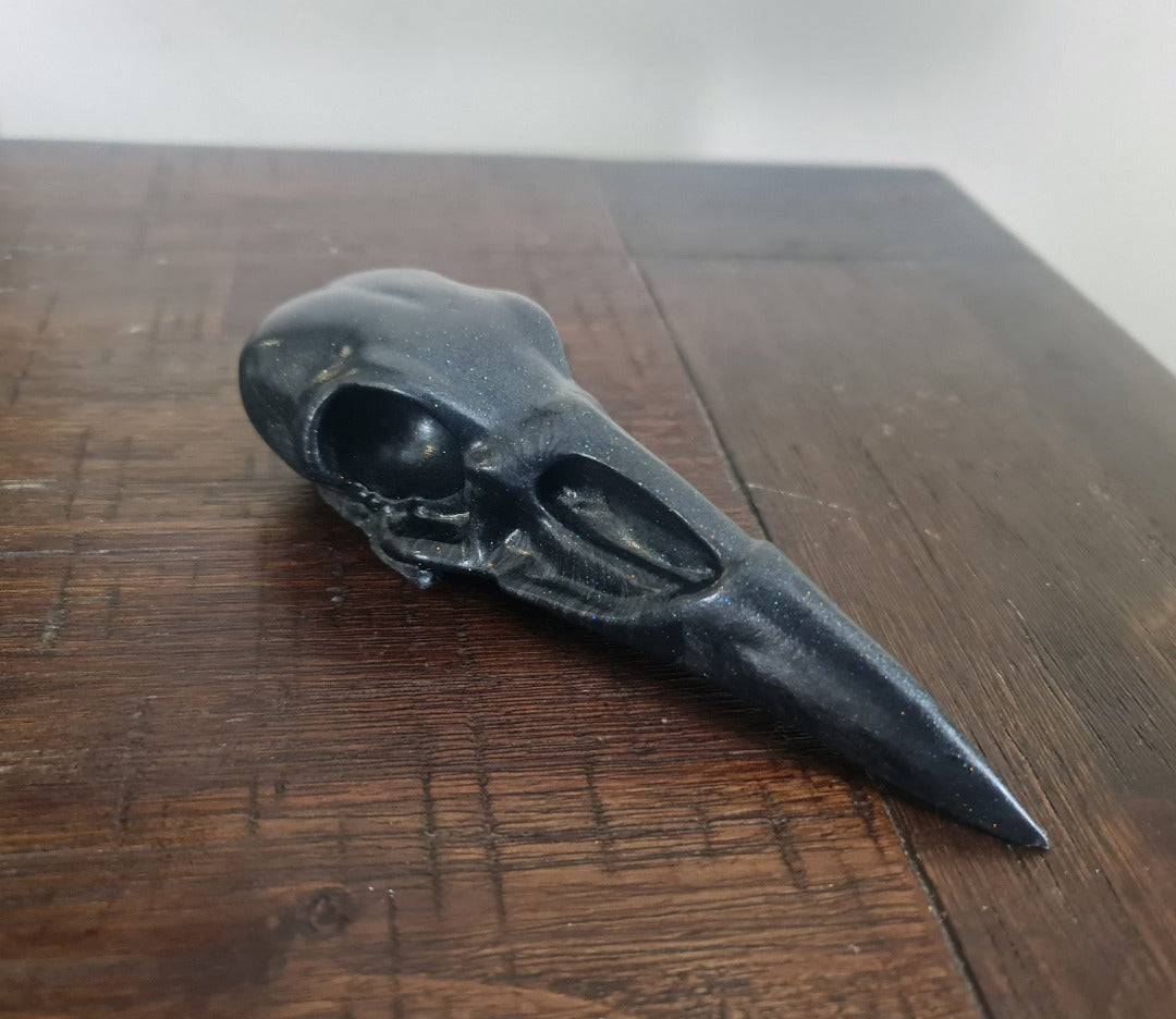 Nevermore Raven Skull - Custom Colour darque-path